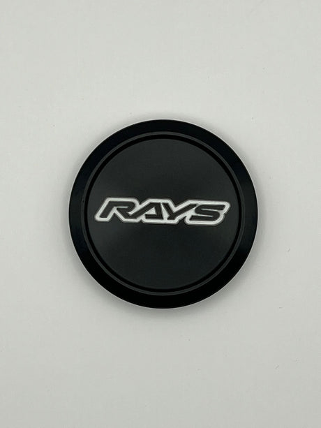 RAYS VR G25 black and silver center cap for Volk Racing wheels
