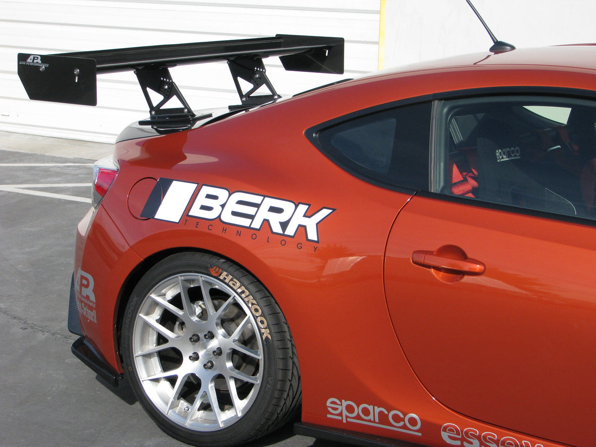Scion FRS / Toyota GT86/ Subaru BRZ GT-250 Carbon Fiber Rear Wing 2013-2021 w. 8" Pedestals Set
