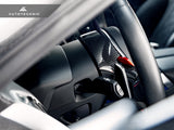AutoTecknic Replacement Carbon Steering Wheel Top Cover - BMW F97 X3M | F98 X4M