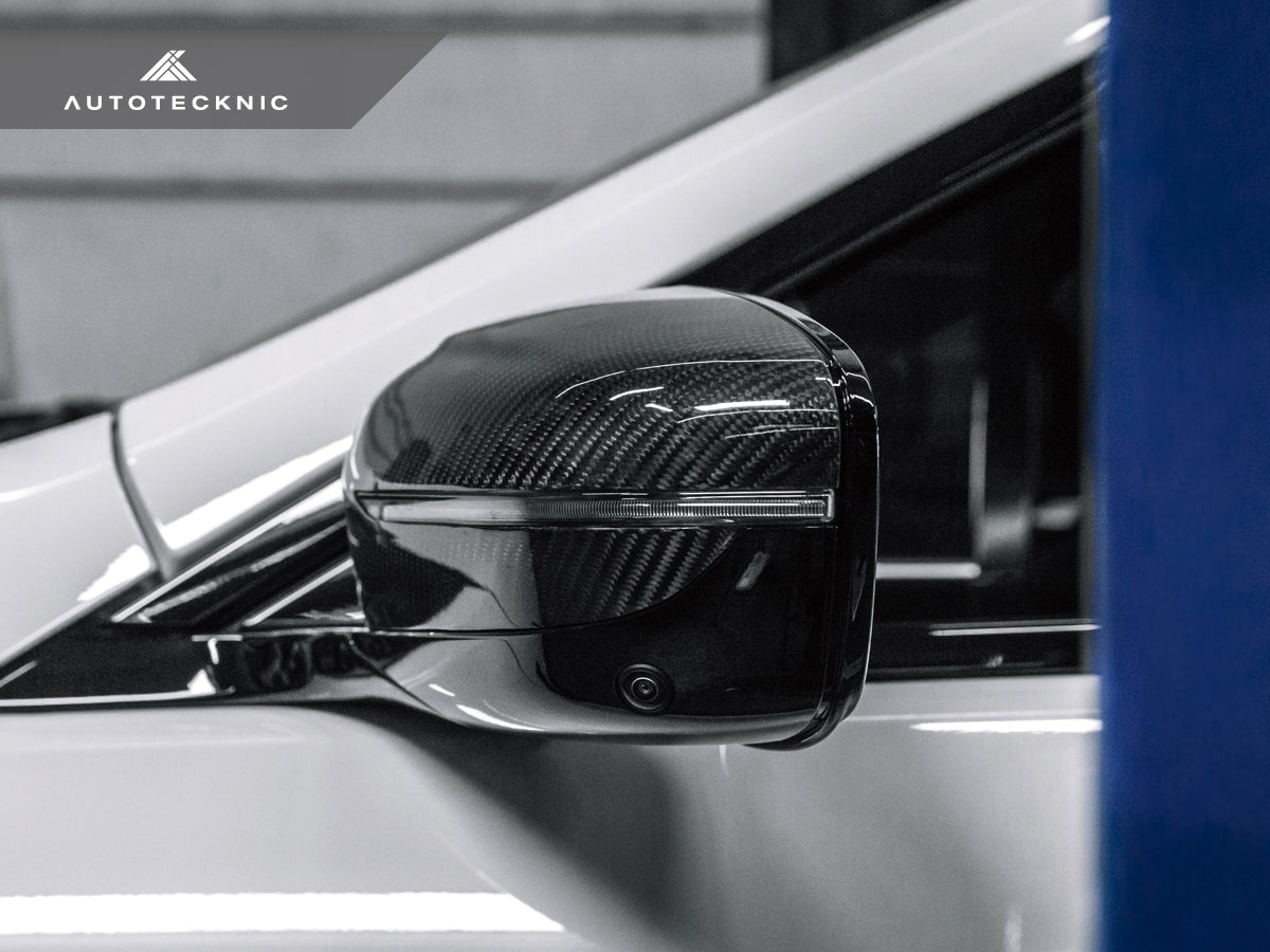AutoTecknic Replacement Dry Carbon Mirror Covers - BMW F92 M8