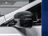 AutoTecknic Replacement Dry Carbon Mirror Covers - BMW F90 M5