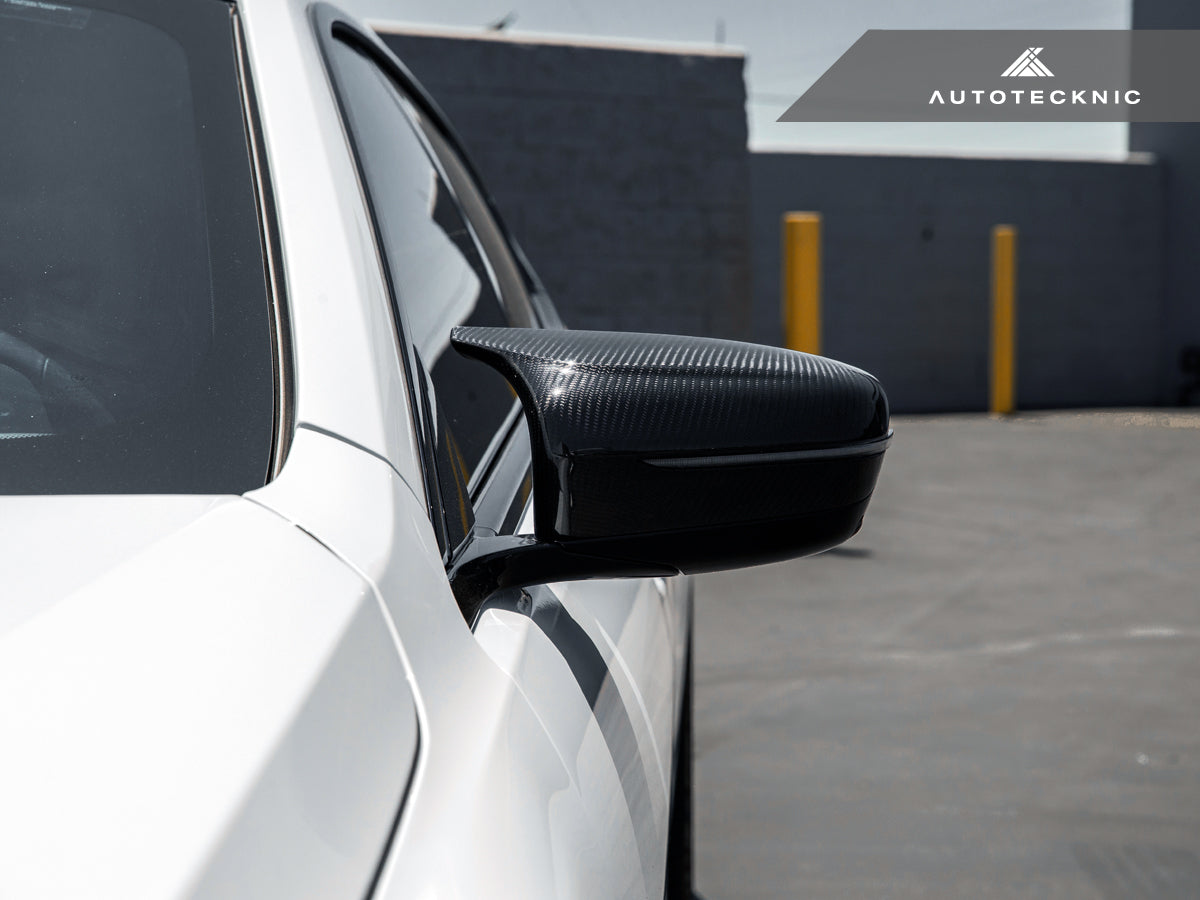 AutoTecknic Replacement Dry Carbon Mirror Covers - BMW F92 M8