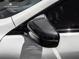 AutoTecknic Replacement Dry Carbon Mirror Covers - BMW F90 M5