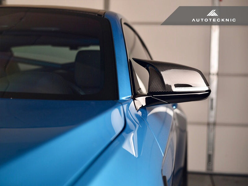 AutoTecknic Replacement Version II M-Inspired Dry Carbon Mirror Covers - BMW F87 M2 | F22 2-Series | F30 3-Series | F32/ F36 4-Series