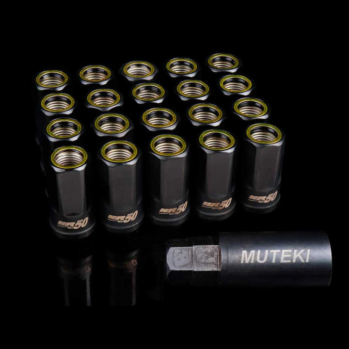 Muteki HR50 Open End Lug Nuts (Set of 20) - 14x1.50