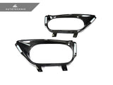 AutoTecknic Dry Carbon Exhaust Shield - Nissan R35 GTR
