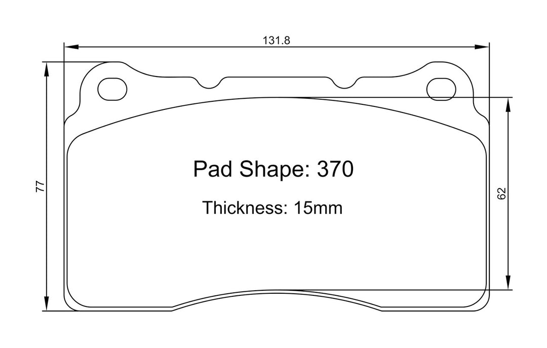 Paragon PBP370 Brake Pads (Front)