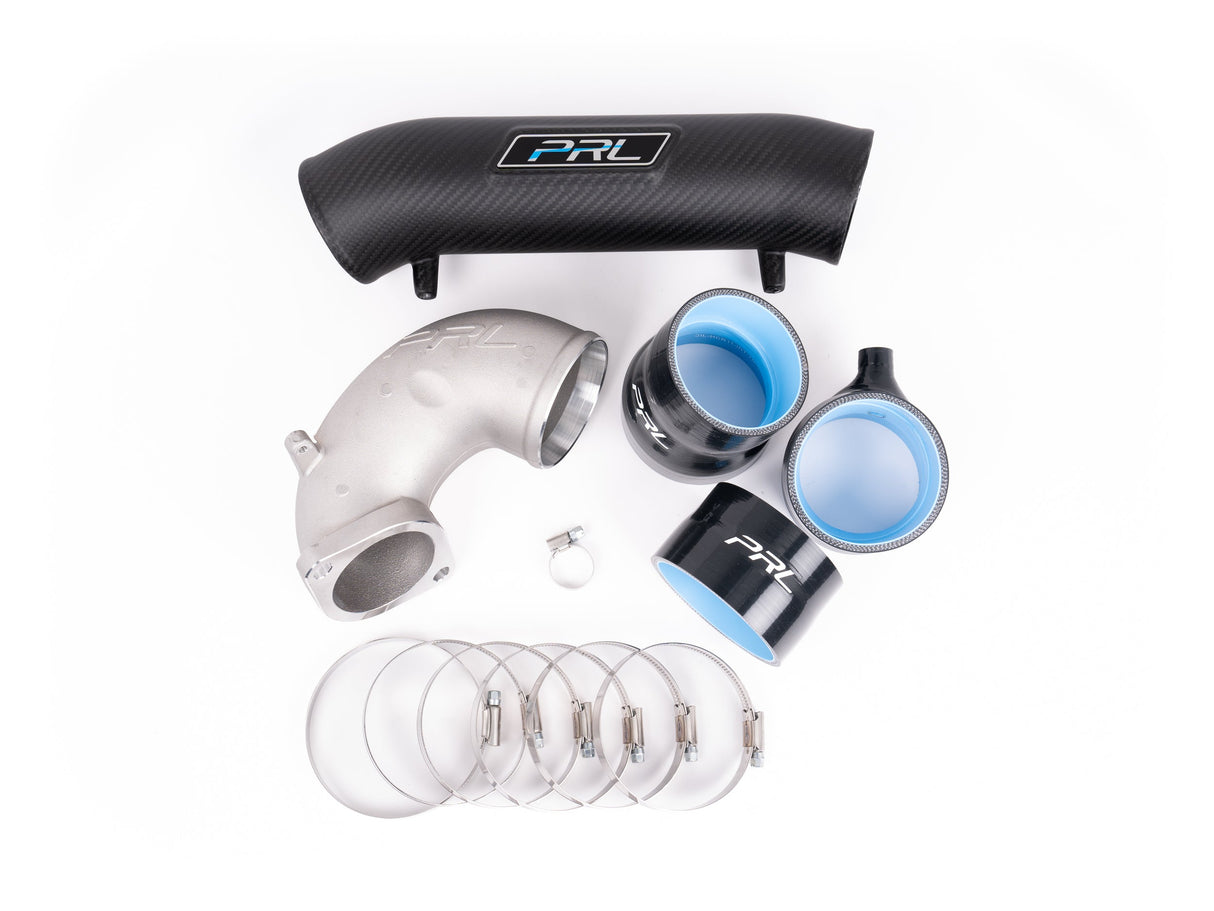 PRL MotorSports carbon fiber turbo inlet pipe kit for 2023+ Honda Civic Type R and 2024+ Acura Integra Type S