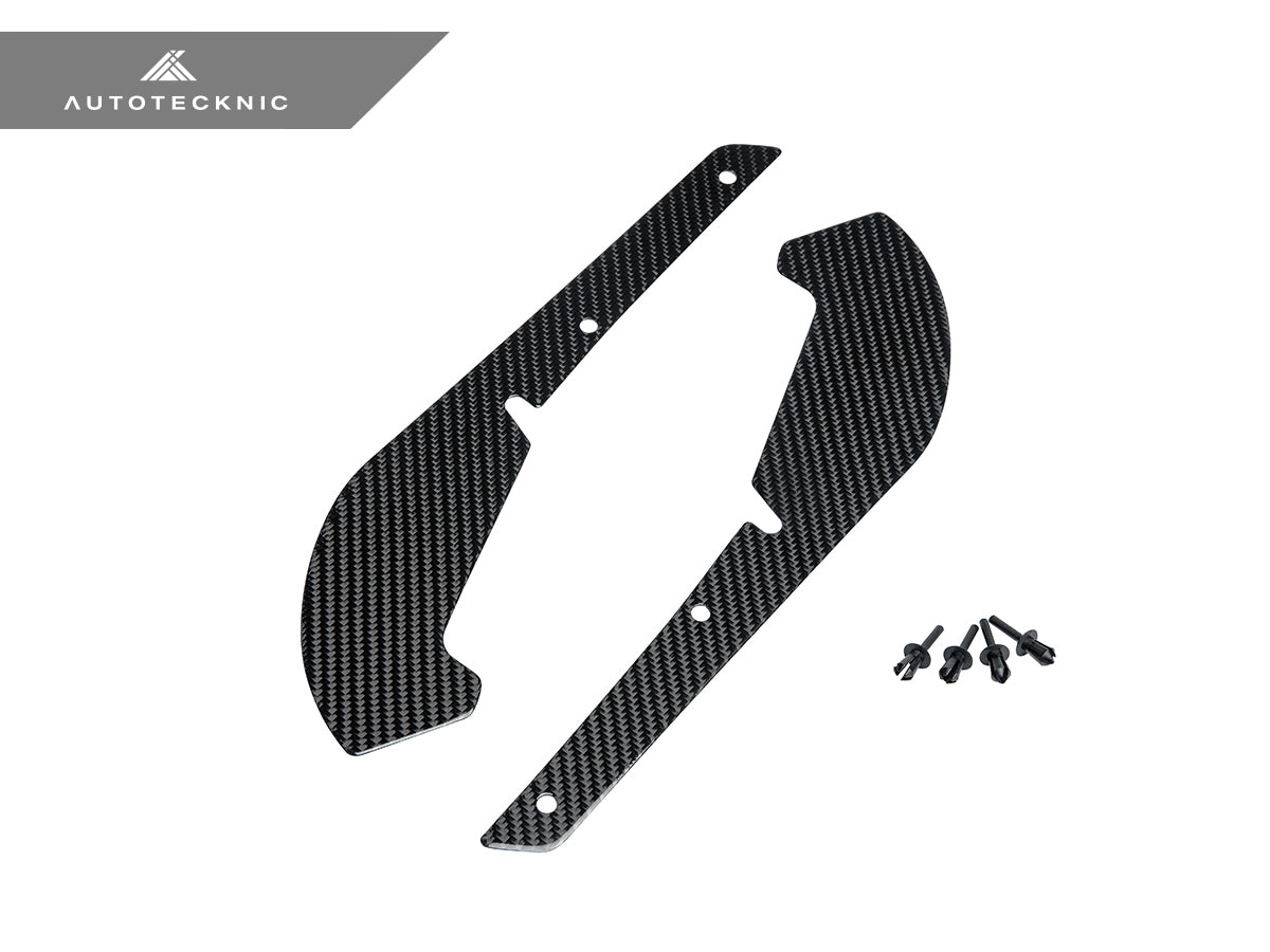 AutoTecknic Carbon Fiber Front Splash Guards - BMW F80 M3 | F82/ F83 M4