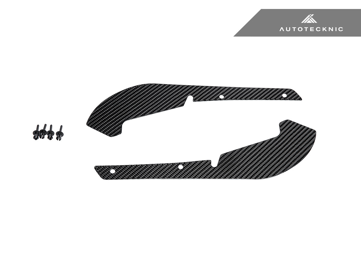 AutoTecknic Carbon Fiber Front Splash Guards - BMW F80 M3 | F82/ F83 M4