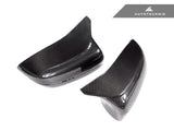 AutoTecknic Replacement Dry Carbon Mirror Covers - BMW F90 M5