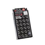 Rays L37 Dura-Nut Straight Type 6-Hole Lug & Wheel Lock Set - Set of 24