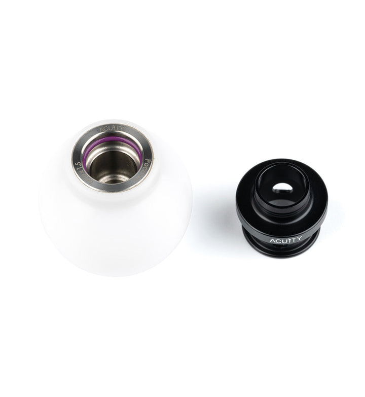 ACUiTY POCO Insulated Low-Profile Shift Knob in White (M10X1.5)