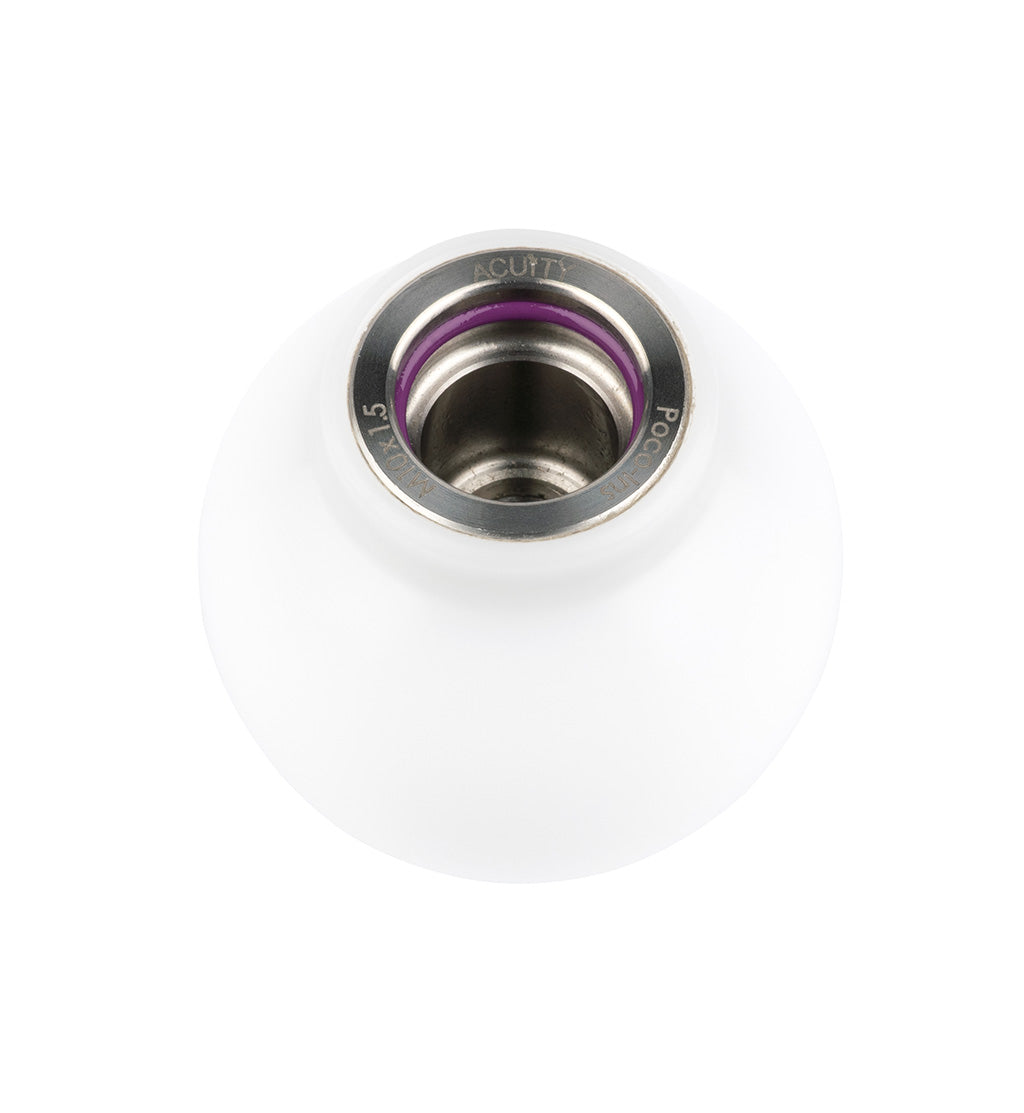 ACUiTY POCO Insulated Low-Profile Shift Knob in White (M10X1.5)