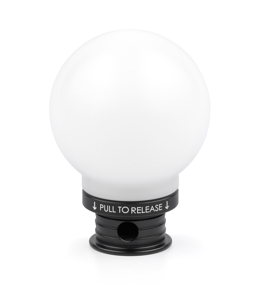 ACUiTY POCO Insulated Low-Profile Shift Knob in White (M10X1.5)