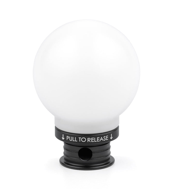ACUiTY POCO Insulated Low-Profile Shift Knob in White (M10X1.5)