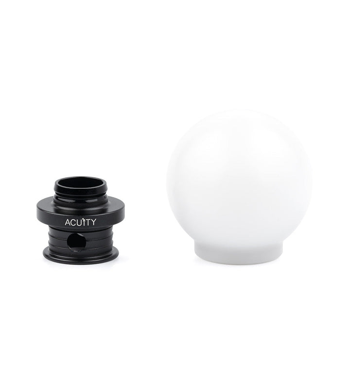 ACUiTY POCO Insulated Low-Profile Shift Knob in White (M10X1.5)