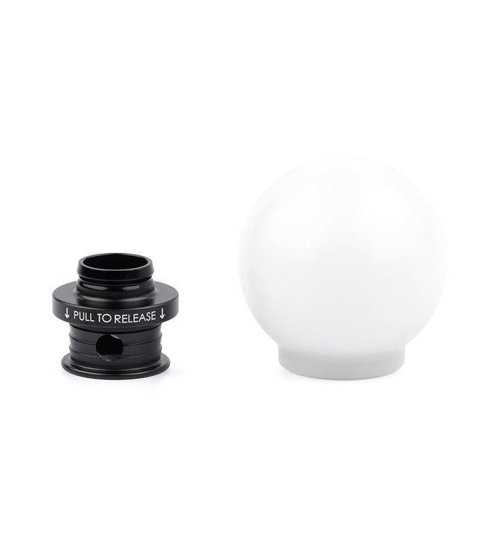 ACUiTY POCO Insulated Low-Profile Shift Knob in White (M10X1.5)