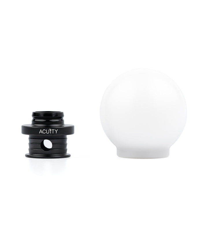 ACUiTY POCO Insulated Low-Profile Shift Knob in White (M10X1.5)