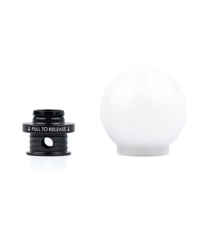 ACUiTY POCO Insulated Low-Profile Shift Knob in White (M10X1.5)
