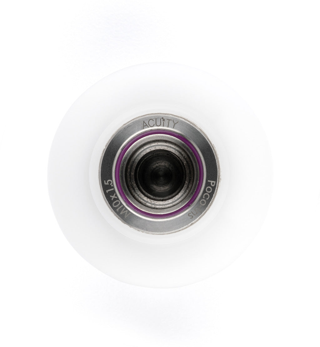 ACUiTY POCO Insulated Low-Profile Shift Knob in White (M10X1.5)