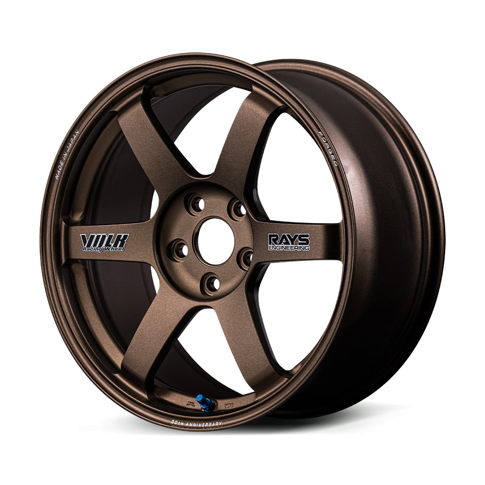 Volk Racing TE37 Saga S-Plus 30th Anniversary 18x10.5 5x120 / Offset: +42 (Face 4) / Bronze (BR) (Sticker Version) *Set of 4* - LMTLS Spec