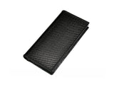 AutoTecknic Carbon Fiber Long Leather Wallet Pouch