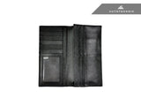 AutoTecknic Carbon Fiber Long Leather Wallet Pouch