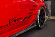 Varis ARISING-1 Rear Fender Trim set on 2023+ Honda Civic Type R FL5 enhancing aerodynamics and style