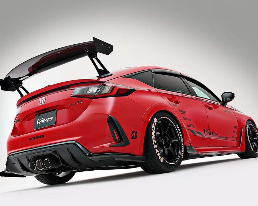 Varis ARISING-1 Carbon Rear Under Splitters for 2023+ Honda Civic Type R FL5