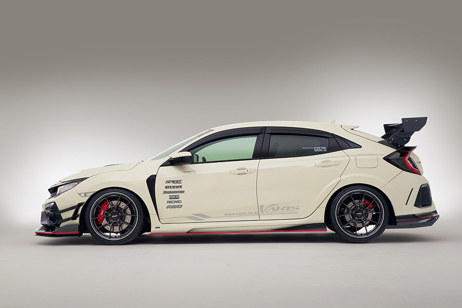 Varis Arising-II Side Skirts with Underboards (FRP / Carbon) for 2017-2021 Honda Civic Type R FK8