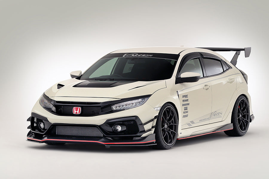Varis Arising-II Side Skirts with Underboards (FRP / Carbon) for 2017-2021 Honda Civic Type R FK8