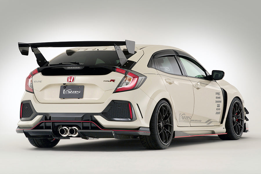 Varis Arising-II Side Skirts with Underboards (FRP / Carbon) for 2017-2021 Honda Civic Type R FK8