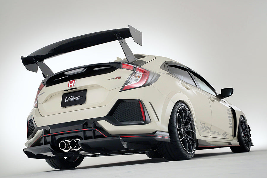 Varis Arising-II Side Skirts with Underboards (FRP / Carbon) for 2017-2021 Honda Civic Type R FK8