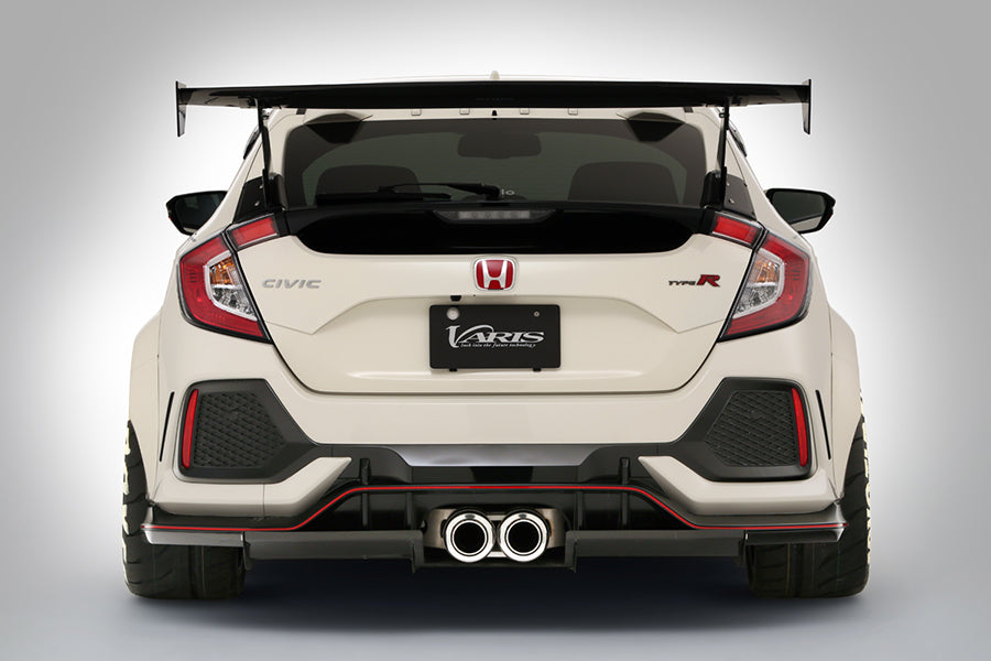 Varis Widebody Optional Street-II GT Wing (Carbon+ / 1580mm) for Honda Civic Type R FK8 17-21