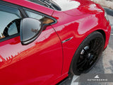 AutoTecknic Replacement Carbon Mirror Covers - Volkswagen Golf R/ Golf GTI MK7 Pre-Facelift