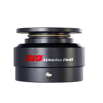 Works Bell Rapfix II steering wheel quick release with patented ball locking design and cold forged aluminum body