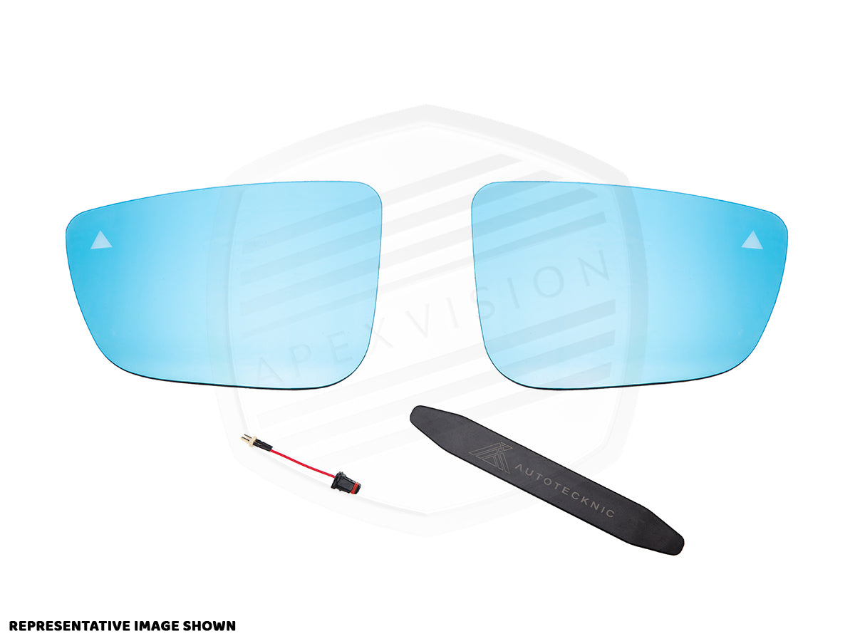 ApexVision Blue Tinted Side View Mirror Glass Set - G20 3-Series