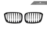 AutoTecknic Glazing Black Front Grille Set - BMW G01 X3 | G02 X4 Pre-LCI