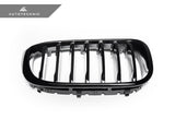 AutoTecknic Glazing Black Front Grille Set - BMW G01 X3 | G02 X4 Pre-LCI