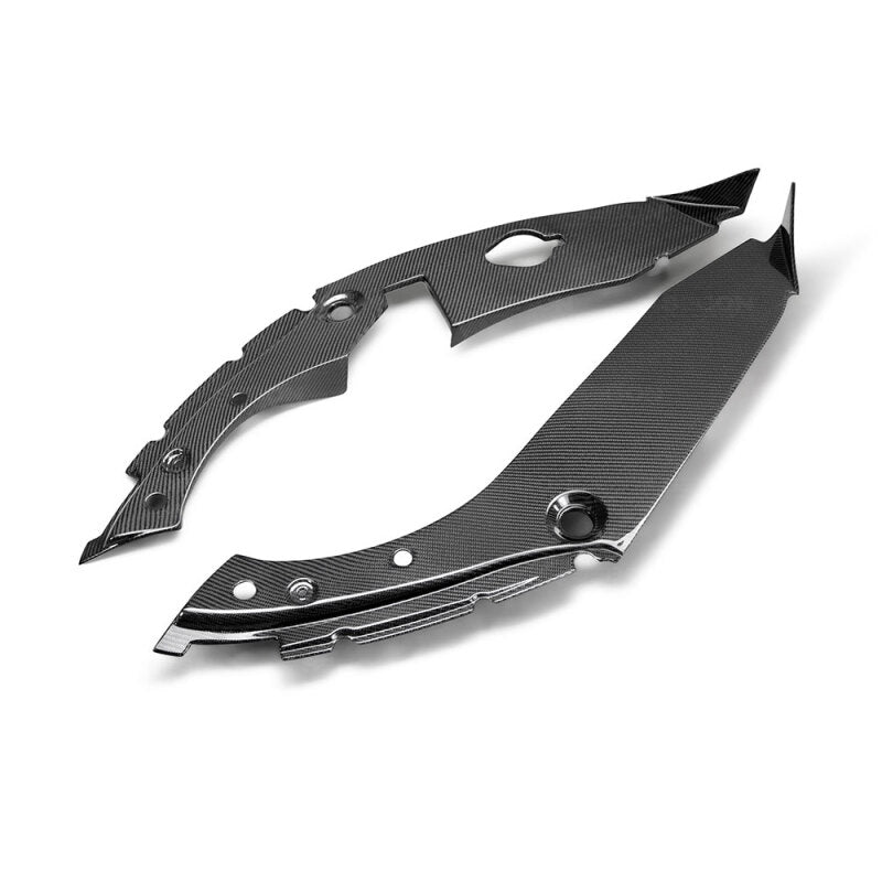 Seibon Carbon fiber under hood inner wing trims for 2017-2020 Honda Civic Type R
