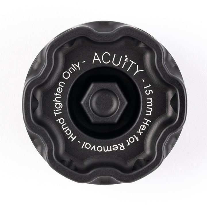 ACUITY Podium Oil Cap in Satin Black for Hondas/Acuras