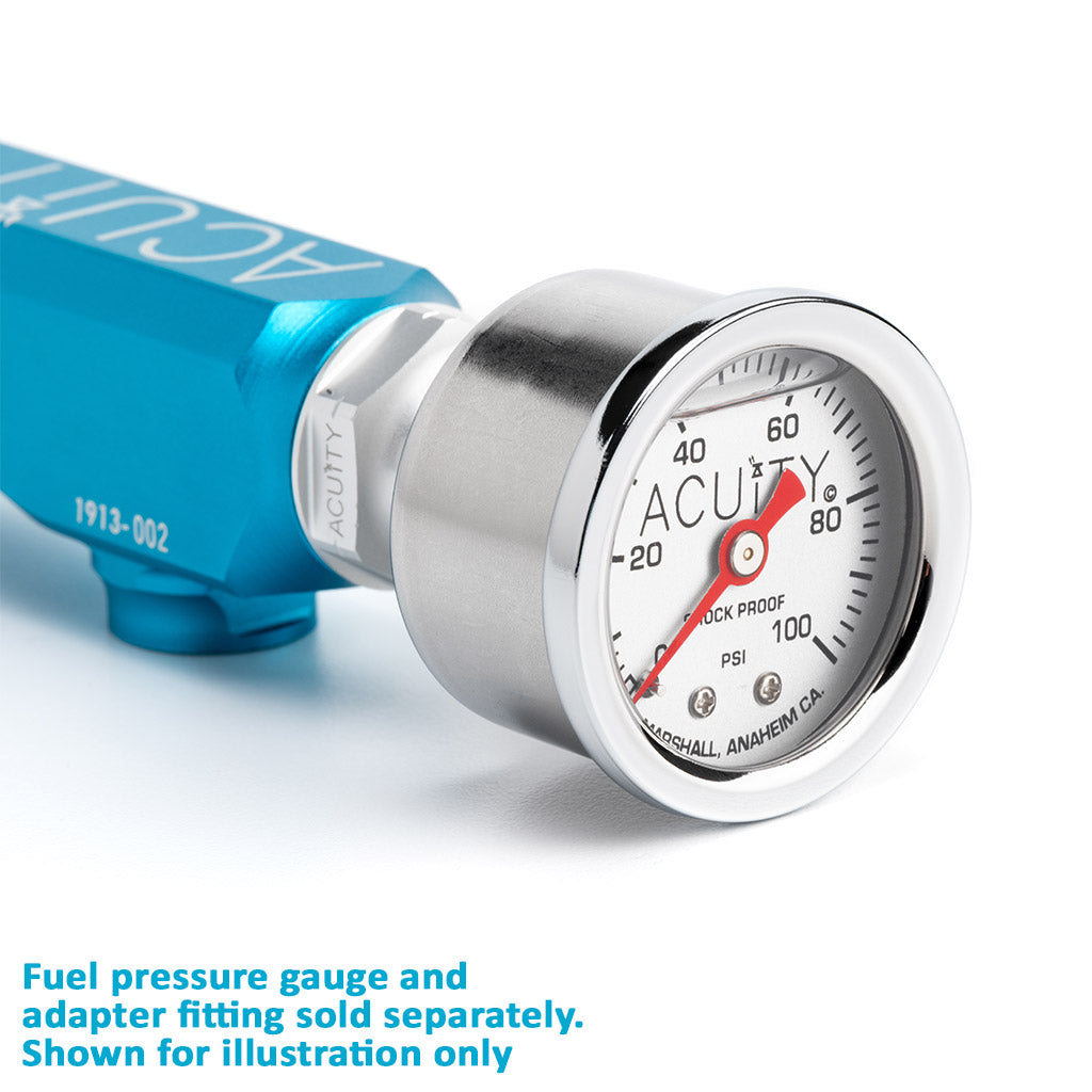 ACUITY K-Series Fuel Rail in Satin Teal Finish