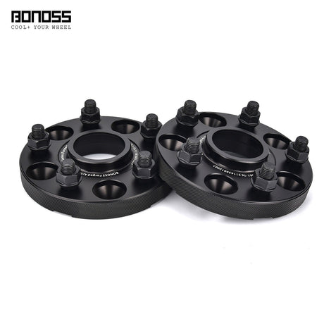 Forged AL7075-T6 BONOSS active cooling hubcentric wheel spacers for Honda Civic Type R PCD5x120 CB64.1