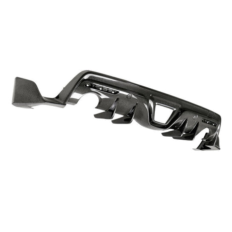 Seibon 2020 Toyota GR Supra MB-Style carbon fiber rear diffuser with glossy finish and superior craftsmanship