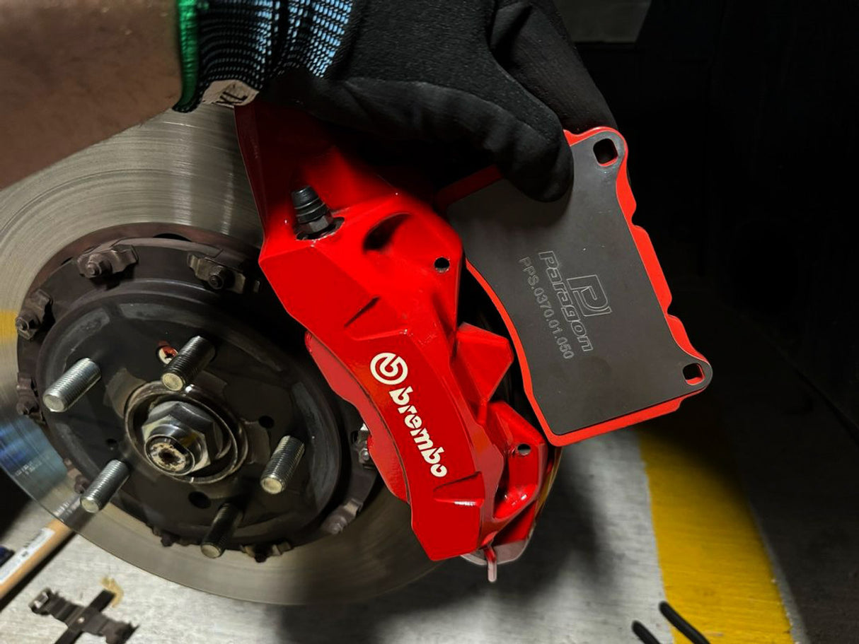 Paragon PBP370 Brake Pads for 2017+ Honda Civic Type R FK8/FL5 | 2024+ Acura Integra Type S DE5