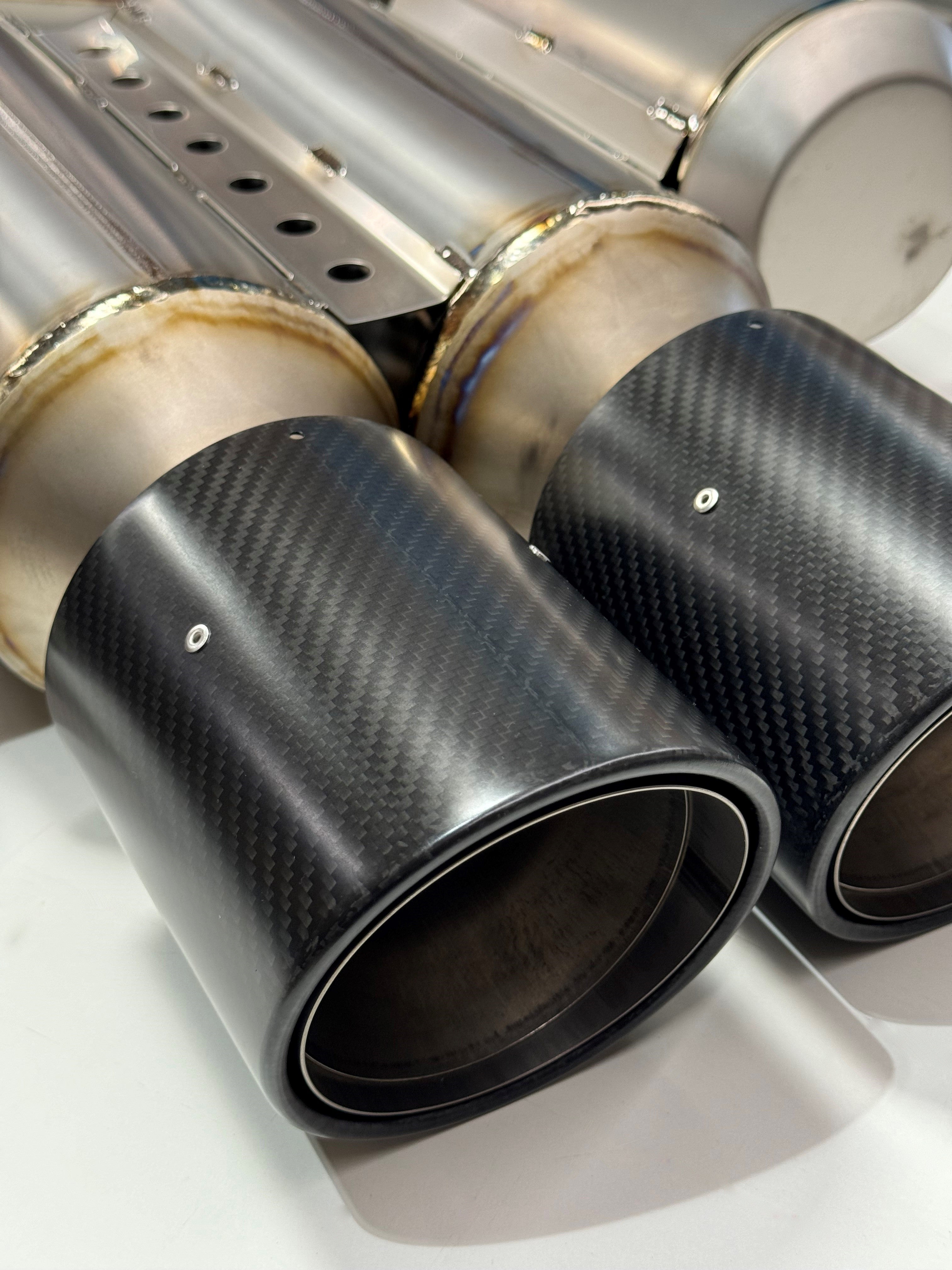 Fujitsubo Authorized RM+C Titanium Exhaust (Carbon Tips) for Honda