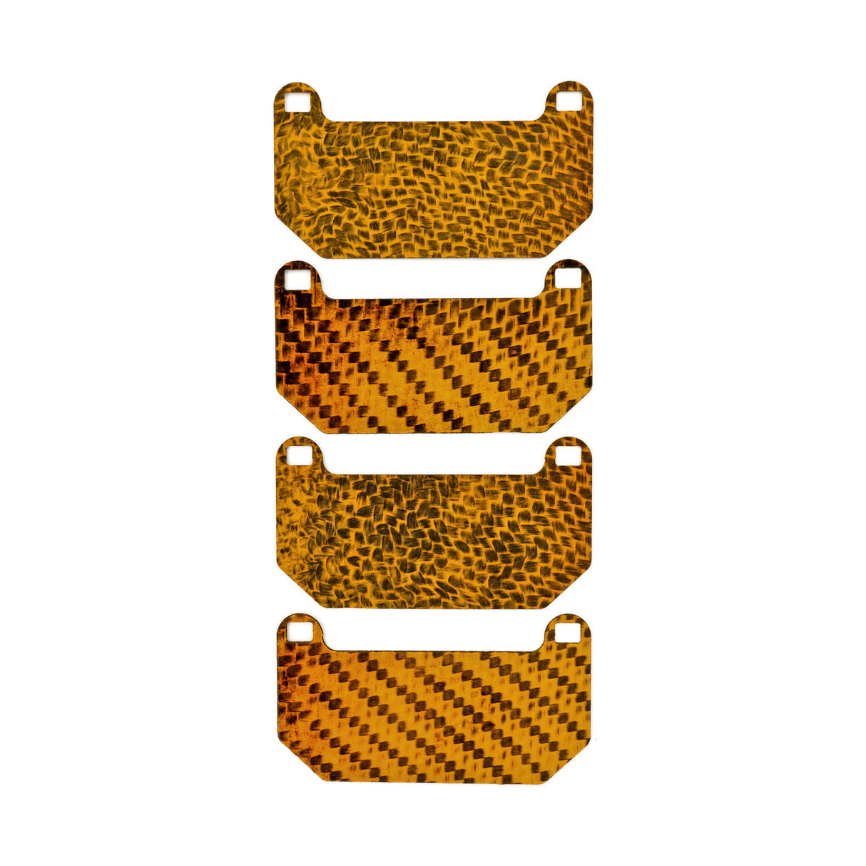 HEL Performance Carbon Fiber Brake Pad Shims for Honda Civic FK8 Type-R 2017-2021