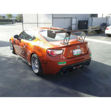 Scion FRS / Toyota GT86/ Subaru BRZ GT-250 Carbon Fiber Adjustable Wing 2013-2021 w. 11" Pedestals Set