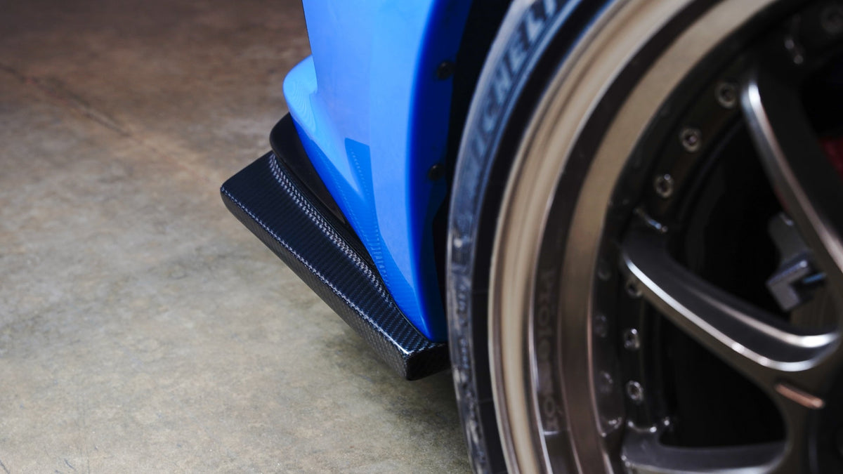 Carbon Fiber Honda FL5 Civic Type R Rear Bumper Skirts 2023 - Current